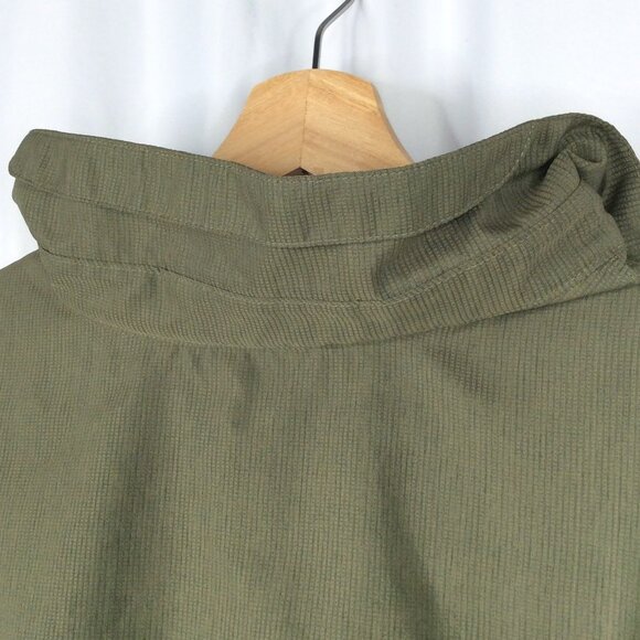 Mountain Hardwear Men's Canyon Short Sleeve Button Down Shirt 2XT Tall Green - Picture 10 of 14